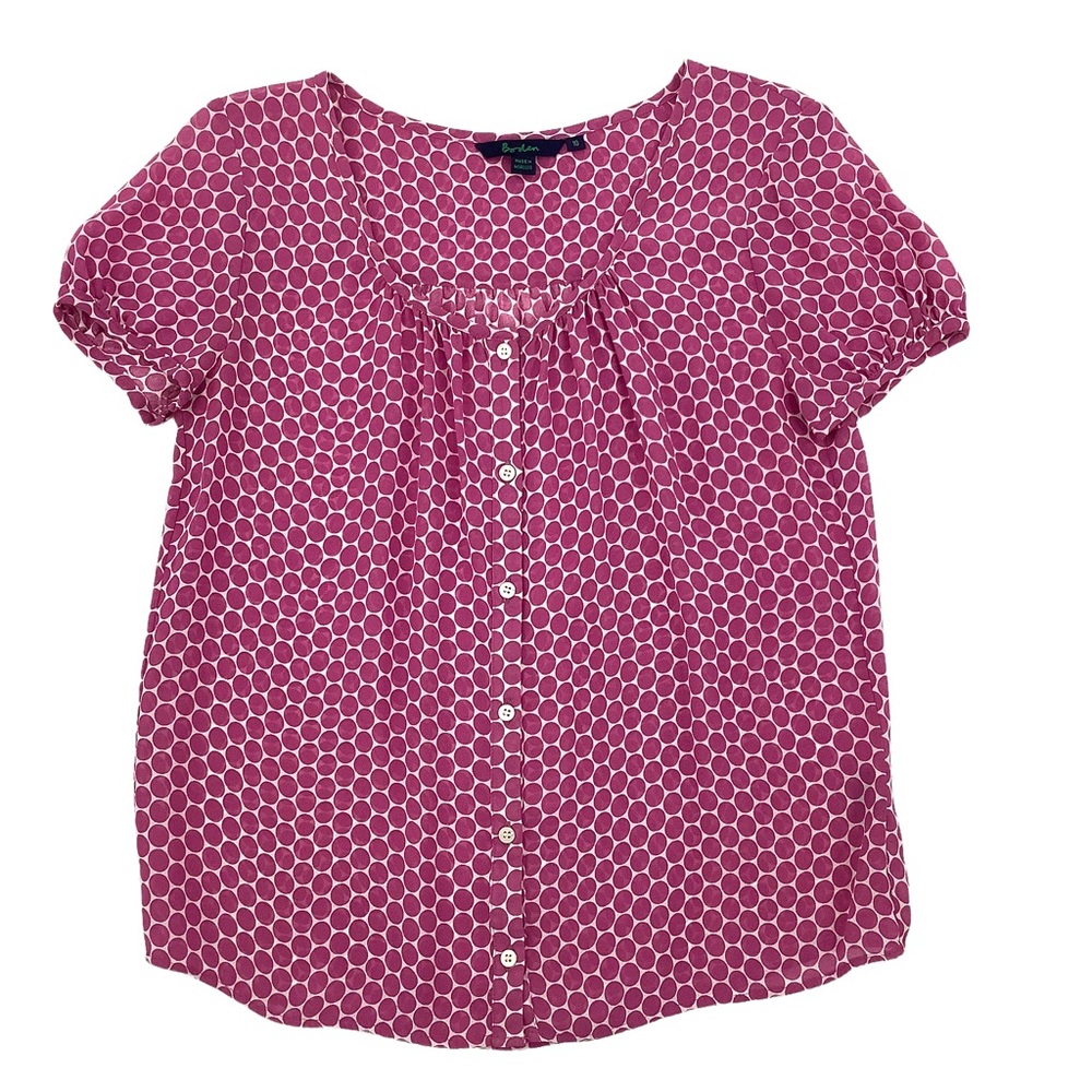 EUC Boden Polka Dot Blouse